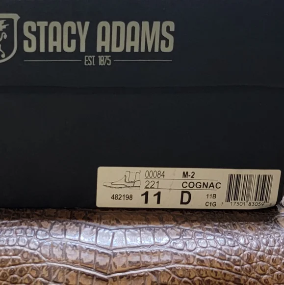STACY ADAMS M2 WINGTIP CHELSEA BOOTS (SIZE 11) - Picture 15 of 15